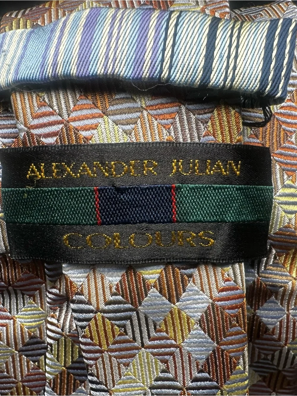 Alexander Julian Colours — Diamond Geometric in Bronze, Gold, Silver & Lavender